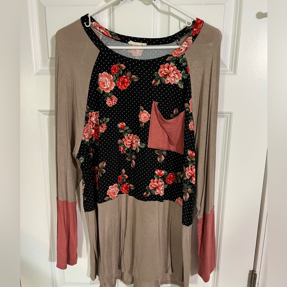 Womans ODDY top - long sleeved - 1X